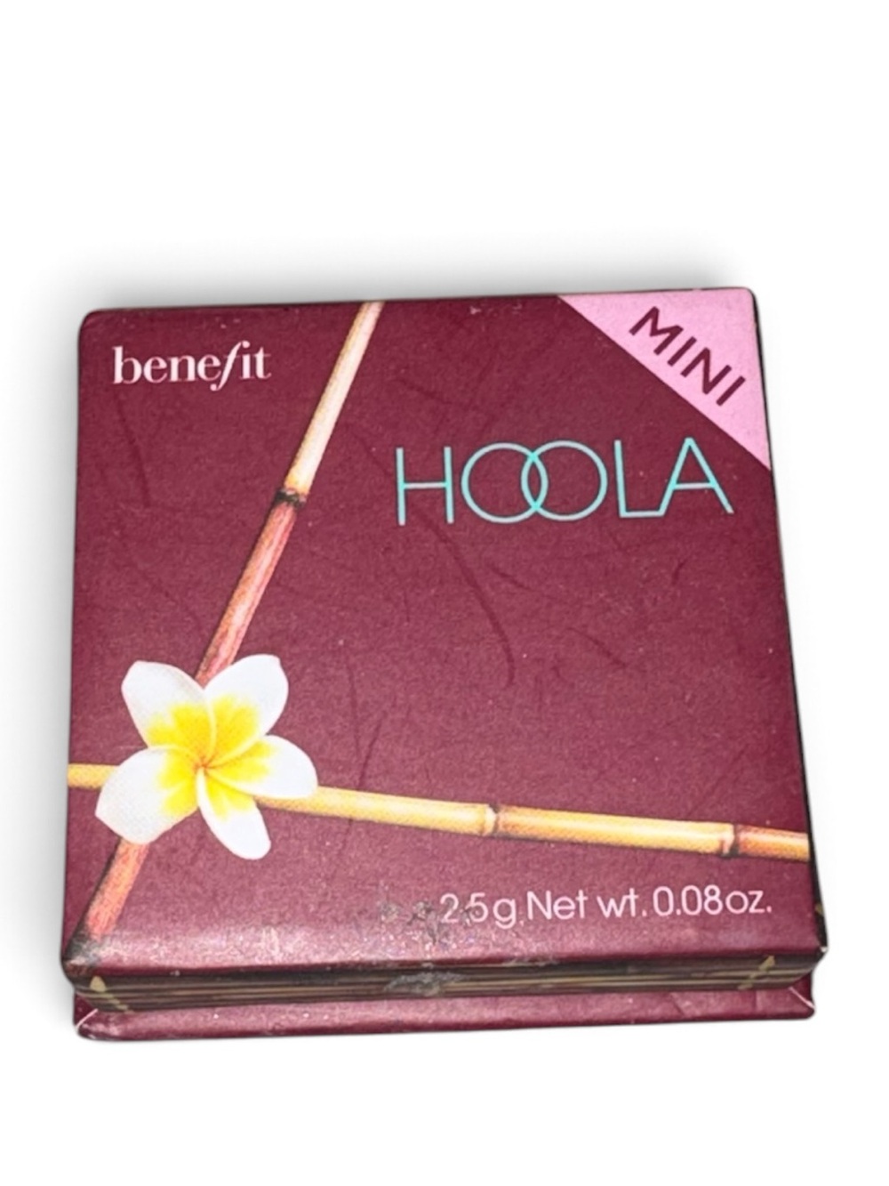 Benefit Hoola Mini Bronzer - Maroon Packaging with Teal Logo